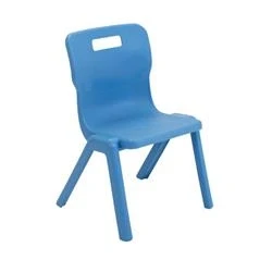 Image of Titan One Piece Chair Size 3 350mm Seat Height Sky Blue T3 CB