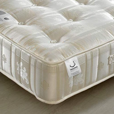 Image of Orthopaedic 1000 Pocket Sprung, Happy Beds Majestic Medium Tension Mattress 4ft Small Double (120 x 190 cm)