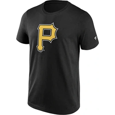 Image of Fanatics MLB Pittsburgh Pirates Primary Logo Graphic T Shirt Colour black, L