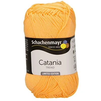 Image of Schachenmayr Cotton Hand Knitting Yarn, Cantaloupe, 11.5 x 5.2 6 cm, 50