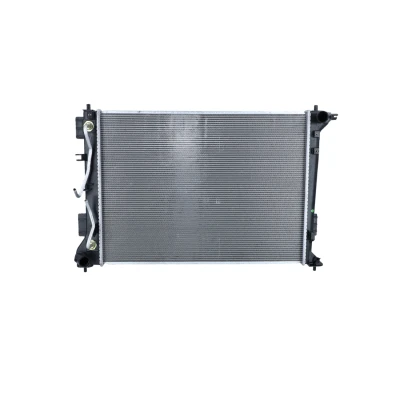 Image of 25310D7600, 25310D7650 Engine radiator NRF 550074 Aluminium 635mm 467mm 16mm Brazed cooling fins HYUNDAI: ix35, Tucson, KIA: Sportage IV