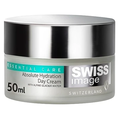 Image of SWISSIMAGE Essential Care Absolute Hydration Day Cream Natural and Effective Ingredients Parabens, SLE/SLES, Phthalates free 50ml