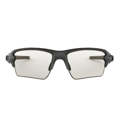 Image of Oakley Man OO9188 FLAK 2.0 XL 918816 Sunglasses O_matter Grey Squared Photochromatic