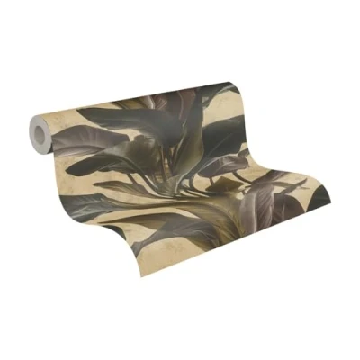 Image of Floral Wallpaper Metropolitan Stories 2 A.S. Création Non Woven 10.05 m x 0.53 Brown Metallic Black Made in Germany 378624 37862 4