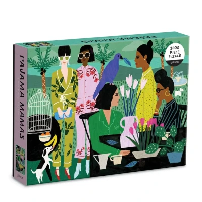 Image of Galison 9780735368545 Pajama Mamas 1000 Piece Puzzle