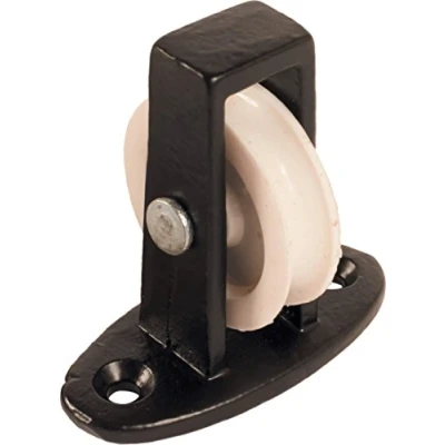 Image of 38mm Upright Cast Pulley with Nylon Wheel
