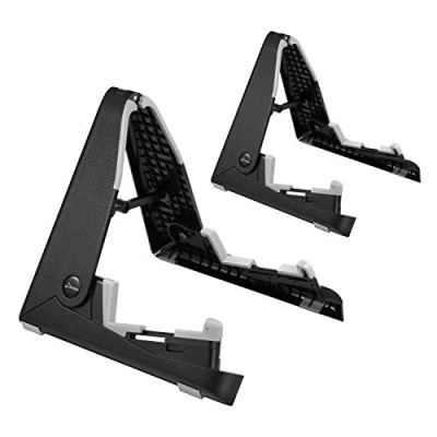 Image of Donner Guitar Stand A frame for Acoustic Electronic Bass Floor Portable Adjustable Double Folded Lightweight with Silicone Pads, DS 2 (2 packs)