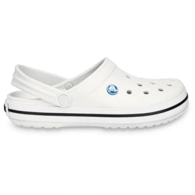 Image of Crocs Unisex&#039;s Crocband 11016 Mule, White, 11/12 UK