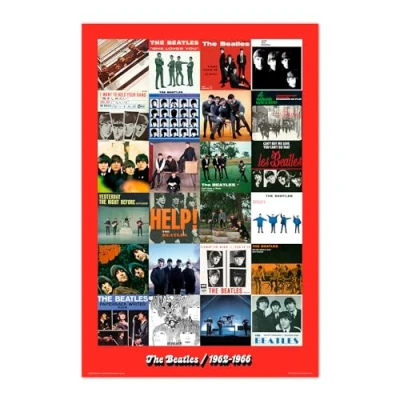 Image of Grupo Erik The Beatles Era 1962 1966 Poster 36 x 24 inches / 91.5 61 cm Shipped Rolled Up Cool Posters Art &amp; Prints Wall