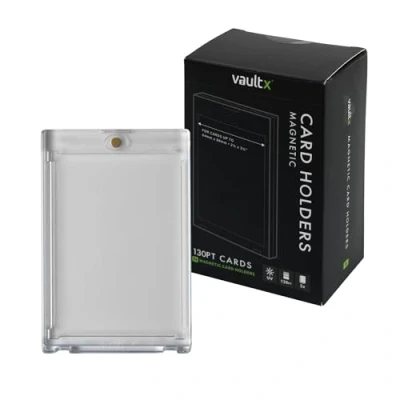 Image of Vault X Magnetic Card Holders 130pt for Trading Cards &amp; Sports (5 Pack)