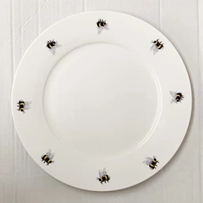 Image of Bumble Bees Fine Bone China Plate 27 cm