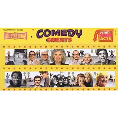 Image of 2015 Comedy Greats Presentation Pack PP483 (printed no. 509) Royal Mail Stamps