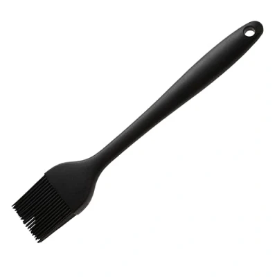 Image of Wiltshire Silicone Pastry Brush, Basting &amp; Glazing Bristles, Heat Resistant Utensil, Non Stick, Scratch, Midnight Black, 25.3x4.5x1.5cm