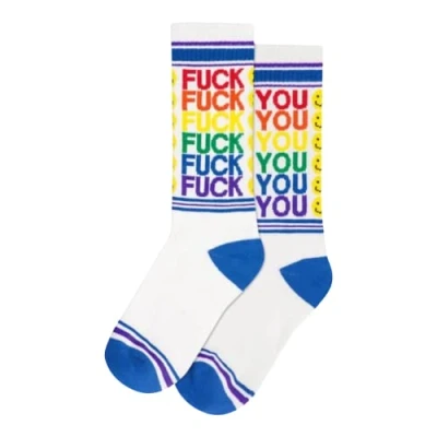 Image of Fuck You Funny Socks/Fun Socks/Gift Socks/Sports Socks/Unisex Socks/Christmas Gifts