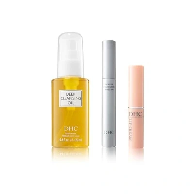 Image of DHC Deep Cleansing Oil 70ml, Lip Cream 1.5g and Mascara Perfect Pro Double Protection 5g