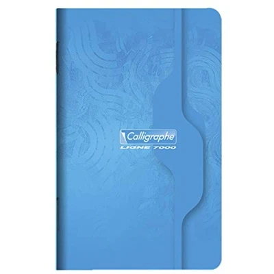 Image of Clairefontaine Ref 68C Calligraphe Staple bound Spine Notebook (48 Sheets) 9 x 14cm, Squared Ruling, 70gsm Vellum Paper, Offset Card Cover, Assorted Colours Pack of 10