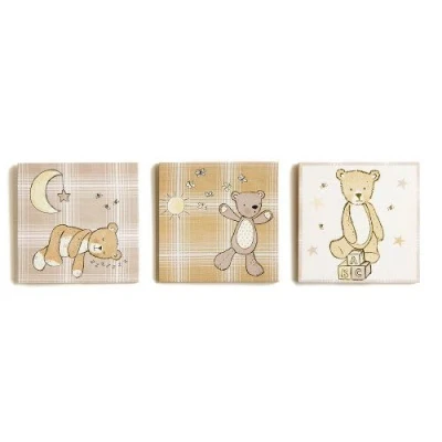 Image of Arthouse Bear Hugs Canvas Set of 3