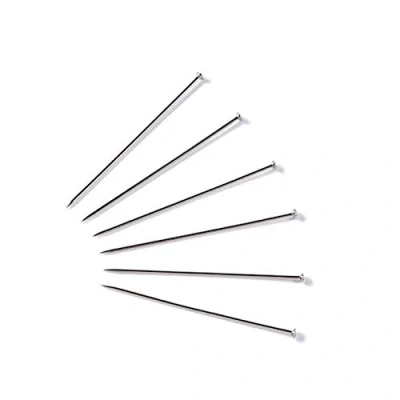 Image of Prym 024191 Straight Pins 7 EF 0.60 x 32 mm Silver Colour 500 gram Box, Steel, 0,6mm