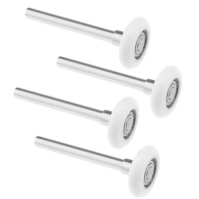 Image of Be In Your Mind 4Pcs Electric Roller Door Pulley with 6200ZZ Bearings Nylon Garage Rollers Wheels Replacement 46mm Diameter