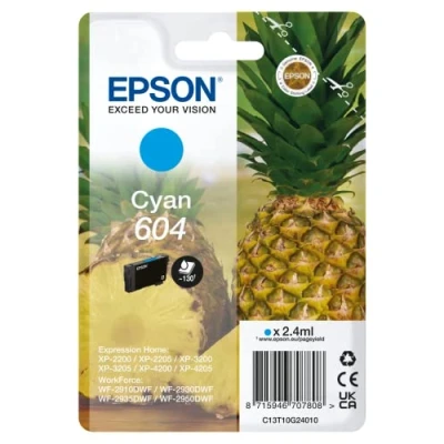 Image of Epson Ink/604 Pineapple 2.4ml CY SEC