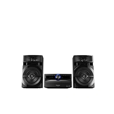 Image of Panasonic SC UX100E K Black 300W Mini Hi Fi System with Bluetooth, USB, CD Player, FM Radio, Manual EQ