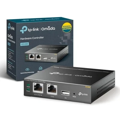 Image of TP Link OC200 Omada Hardware Controller, Network Centralized Management, Free Cloud Service, Easy Use APP,Grey