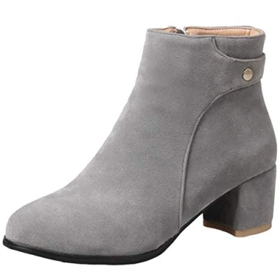 Image of Cocey Women Ankle Chelsea Boots Grey