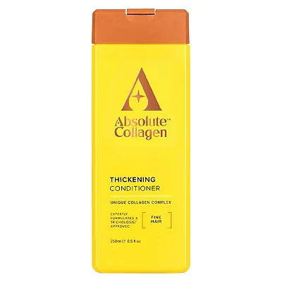 Image of Absolute Collagen Thickening Complex Conditioner 250ml For Thin &amp; Fine Hair Strengthen, Thicken, Nourish and Volumise Boost Shine Fight Signs of Ageing Paraben Free