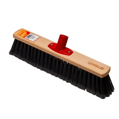 Image of Amtech Soft Broom Head for Sweeping Dirt and Debris on Indoor Delicate Surfaces, Durable Long Lasting, Easily Attached to Handles with Universal Screw Thread (400mm)