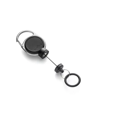 Image of Durable 836901 Retractable Reel for Hand Sanitiser Extra Strong with Magnet Pack of 1 Piece Black