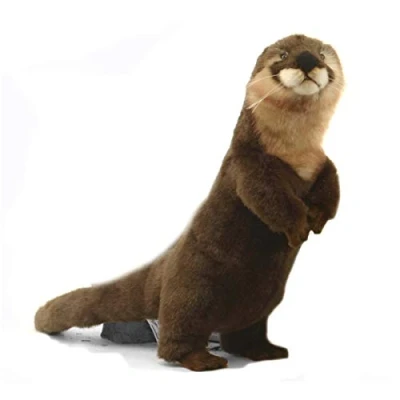 Image of Hansa 3814 Sitting River Otter Plush Soft Toy 24cm