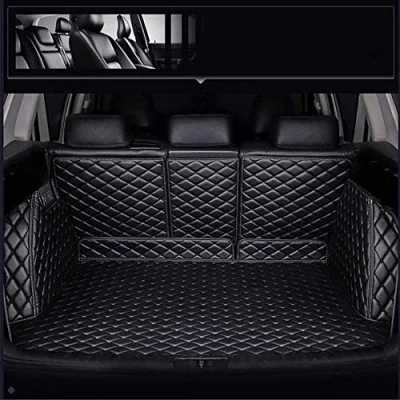 Image of Full Coverage Car Boot Liner Mat for V W T ROC 2018 2023 Leather Rear Trunk Protector Mats Waterproof Anti Slip Cargo Storage Carpets Interior Accessories