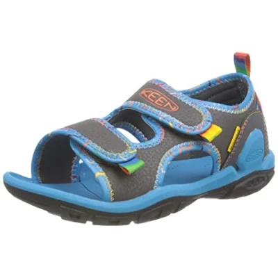 Image of KEEN Boy&#039;s Unisex Kids Knotch Creek Open Toe Sandal, Magnet/Tie Dye, 5 UK Child