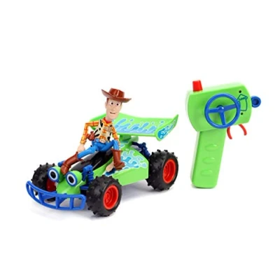 Image of Disney Pixar Toy Story 4 Turbo Buggy W/Woody Radio Control Vehicle, 2.4 Ghz, 1: 24