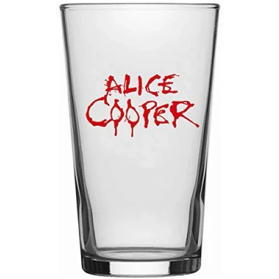 Image of Razamataz Alice Cooper Beer Glass Treasures Pint 570 ml
