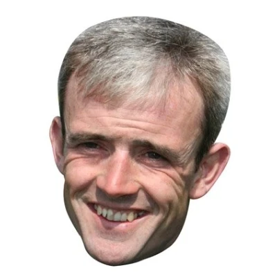 Image of FoxyPrinting Ruby Walsh Celebrity Cardboard Party Face Mask Fancy Dress