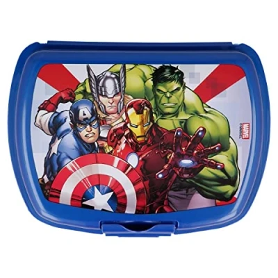 Image of OM SUPPLIES Marvel Avengers Urban Sandwich Lunch Snack Box Kids Children School (Avengers)