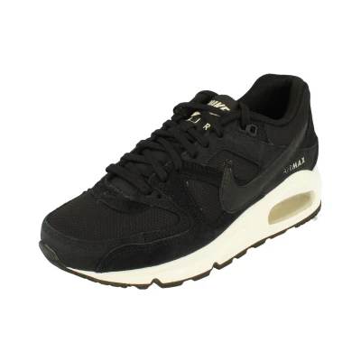 Image of NIKE Women&#039;s Wmns Air Max Command Trail Running Shoes, Black White Oatmeal, 4 UK