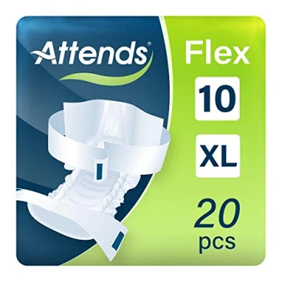 Image of Attends Flex 10 X Large (3300ml) 20 Pack Incontinence Protection