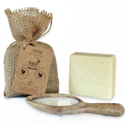 Image of Dr.Ancient Goat Milk Soap Bar Organic Natural Traditional Handmade Antique Anti Ageing Skin Lightener, Moisturizer Absolutely No Chemicals! Pure Soaps!