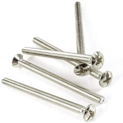 Image of 50x Electrical Screws M3.5 x 50mm Long Electric Faceplate Bolts Light Switch Plug Socket
