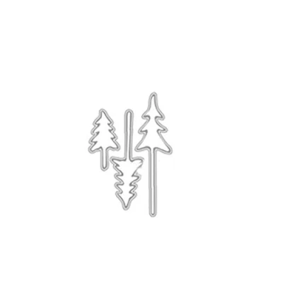Image of Lankater Metal Cutting Dies Christmas Tree Elk Shape Stamps And Scrapbooking Embossing Craft Die Cut