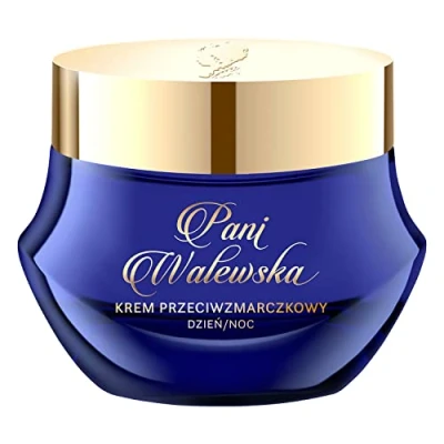 Image of Anti Wrinkle Day &amp; Night Cream by Pani Walewska with Vitamin C, Hyaluronic Acid AHA Antioxidants and Fatty Acids Soothing, Moisturizing Aging Properties for Mature Skin 50 ml