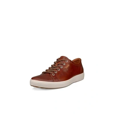 Image of ECCO SOFT 7 M Trainers, Men&#039;s, Size: 14.5, Cognac Leather