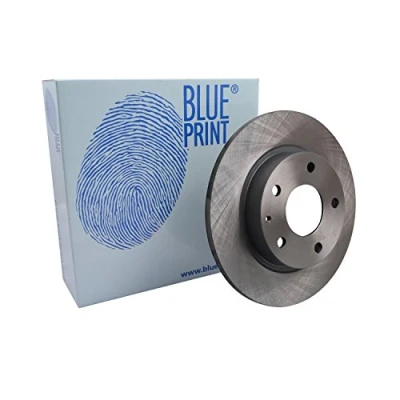 Image of B45G26251A, B45G26251B, BJS726251B Brake disc BLUE PRINT ADM543131 Rear Axle 265mm 9mm 5 Hole 114mm solid Coated MAZDA: 3 Saloon, CX 3, Hatchback