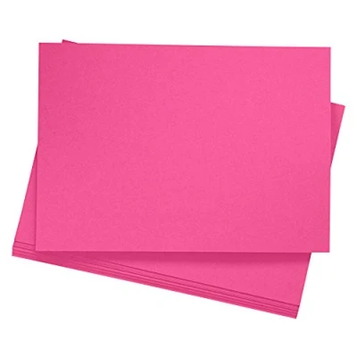Image of 20 Bright Pink A4 180gsm Card Sheets for Crafts