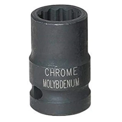 Image of KS Tools 515.0917 1/2&quot; 12 point impact socket, short, 17mm