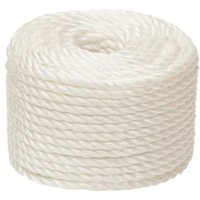 Image of vidaXL Work Rope White 14 mm 100 m Polypropylene