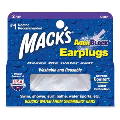 Image of Mack&#039;s Aqua Block Ear Plugs, Pack of 2