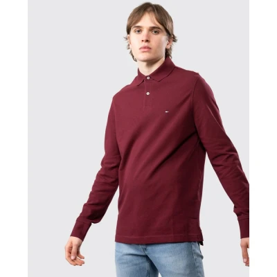 Image of Tommy Hilfiger 1985 Regular Long sleeved top, Men&#039;s, Size: Large, Deep rouge